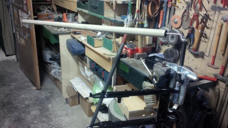 Schwingenlager auspressen - 2. Versuch erfolgreich !